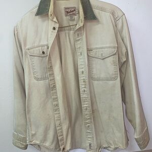 Vintage Woolrich Color-block shirt rare